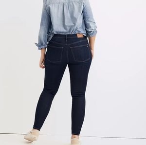 NWT Madewell 9" High-rise skinny jeans dark wash